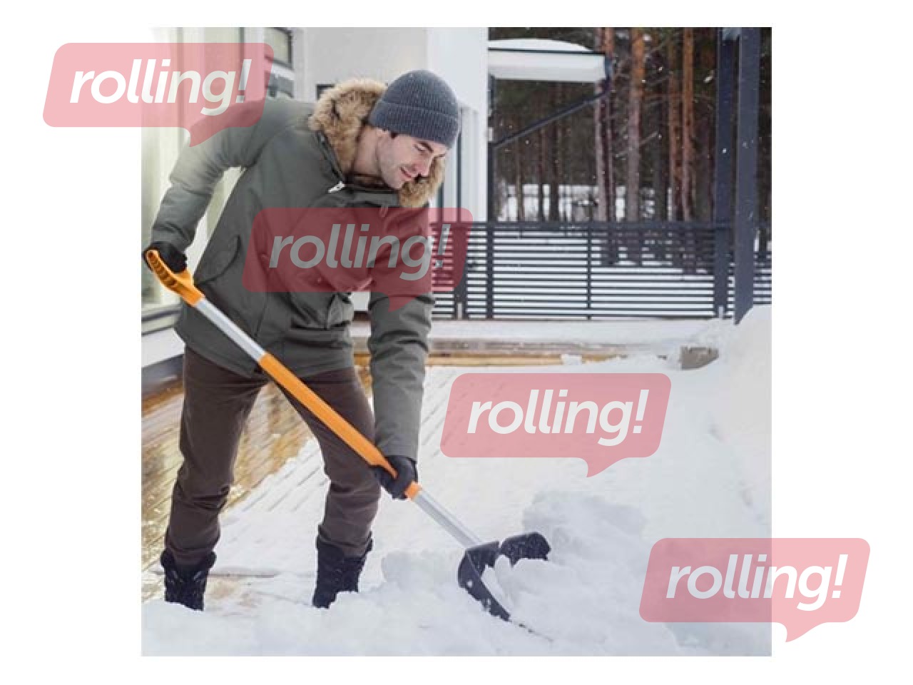 Lumelabidas Fiskars, SnowXpert, 35x35x131cm