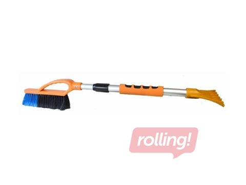 Телескопическая щетка для снега с скребком, 760-1040мм