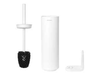 Mineral Toilet Brush with Holder MindSet, White