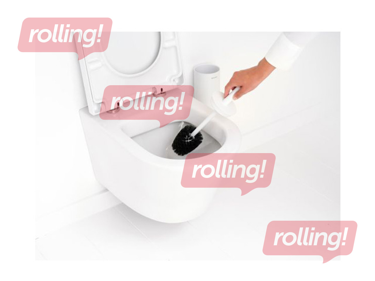 Mineral tualett-harjahoidja MindSet, valge