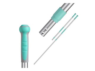 Tелескопической ручкой, алюминий, 180см