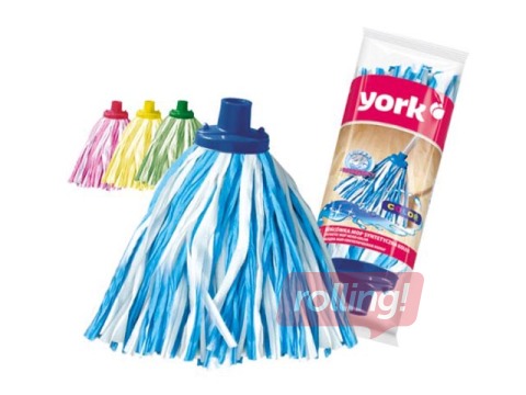 Mopp York, narmastega, värviline, 120g