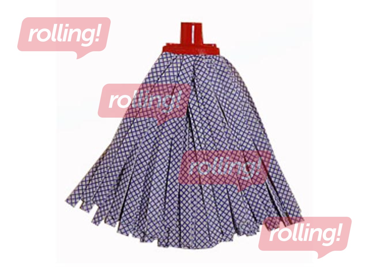 Mop, frillidega, värviline, 120g