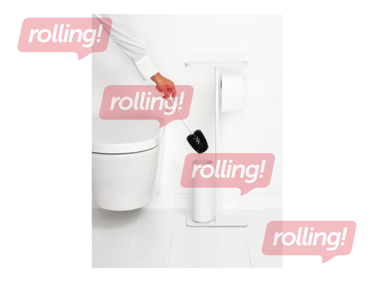 Toilet accessory stand Brabantia, MindSet, white