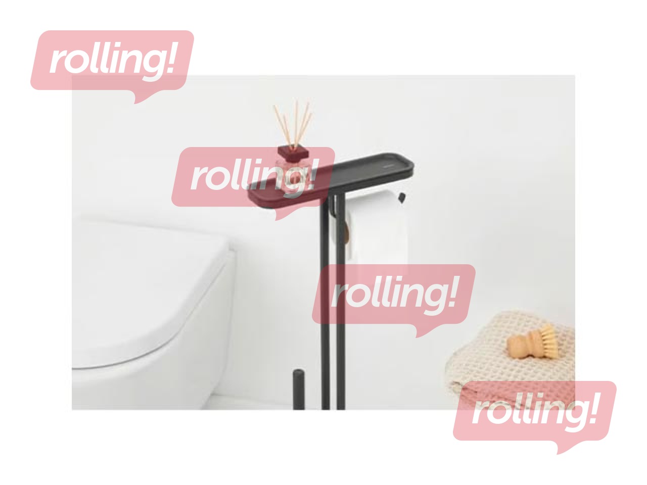 Toilet accessory stand Brabantia, MindSet, black