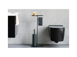 Tualetes piederumu statīvs Brabantia MindSet, melns