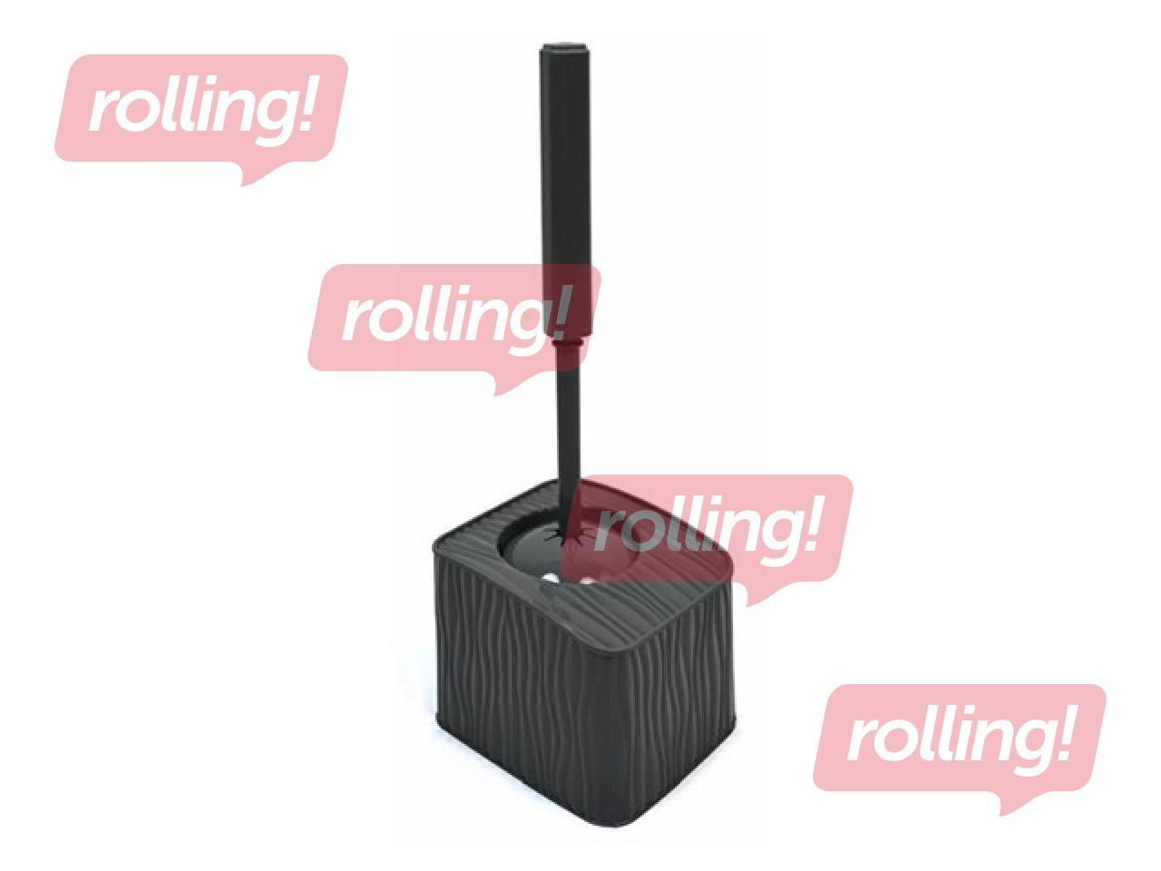 Toilet brush Ozer Wavy, black