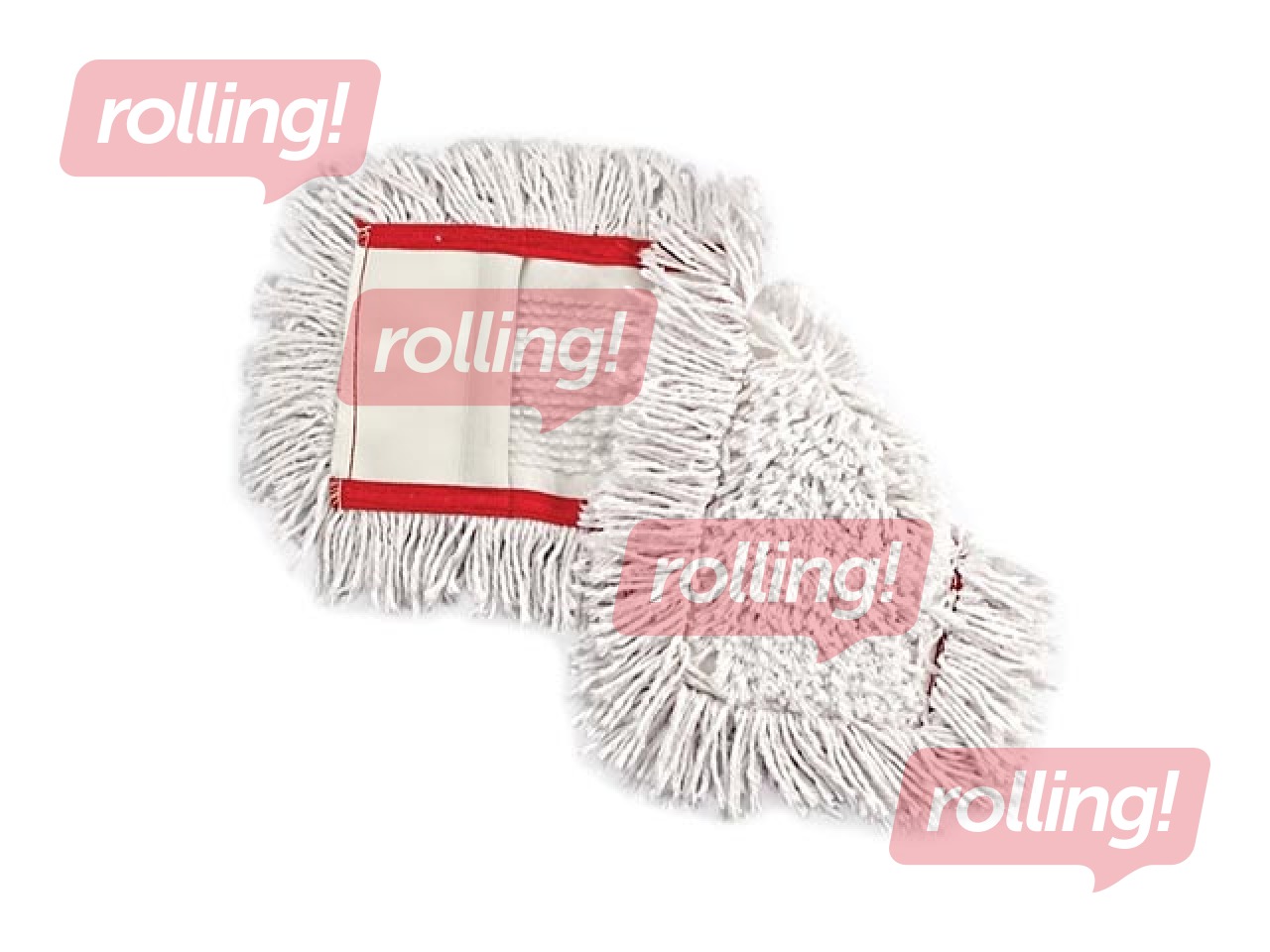 Mops kokvilnas ar kabatām, 60cm