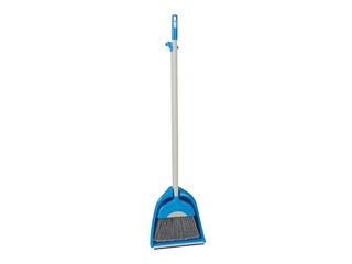 Medium-Handled Broom and Dustpan Set Karizma, Assorted Colors