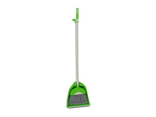 Medium-Handled Broom and Dustpan Set Karizma, Assorted Colors