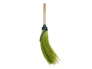 Outdoor broom Hortus, Round, Green, 150cm