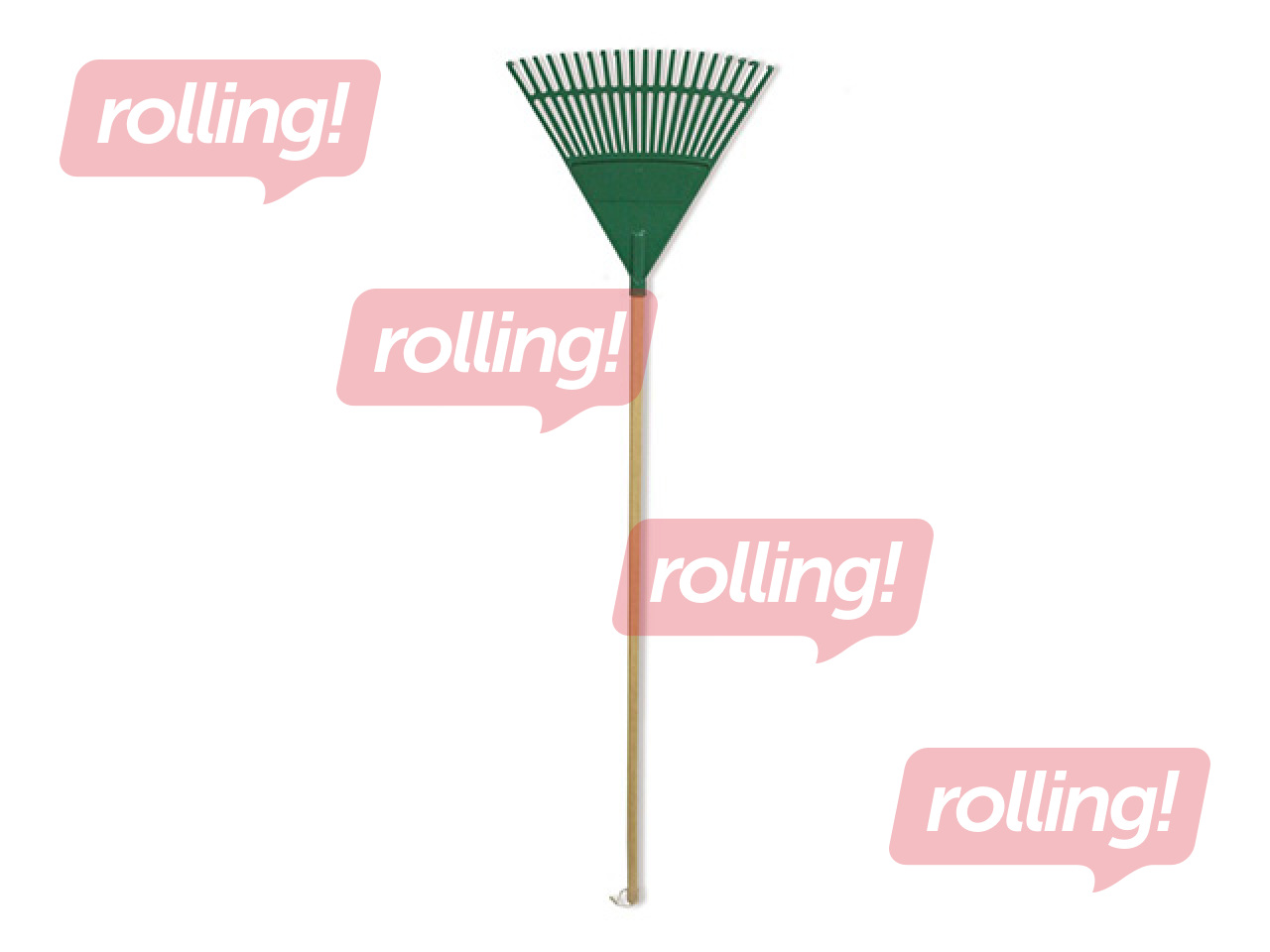 Rake Hortus, Green, 150cm