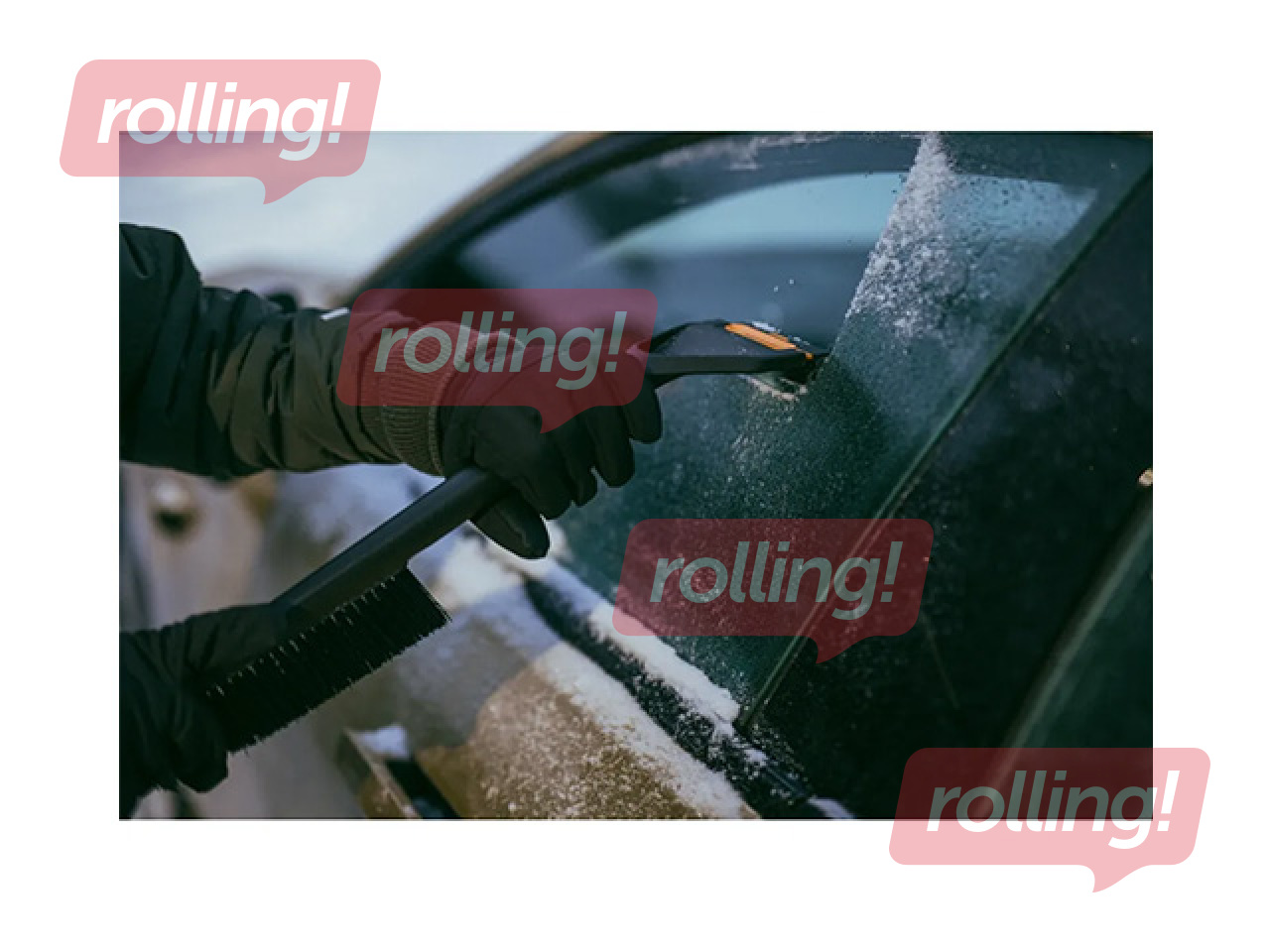 Lumepintsel kraabitsaga Fiskars, Solid, 46.8cm