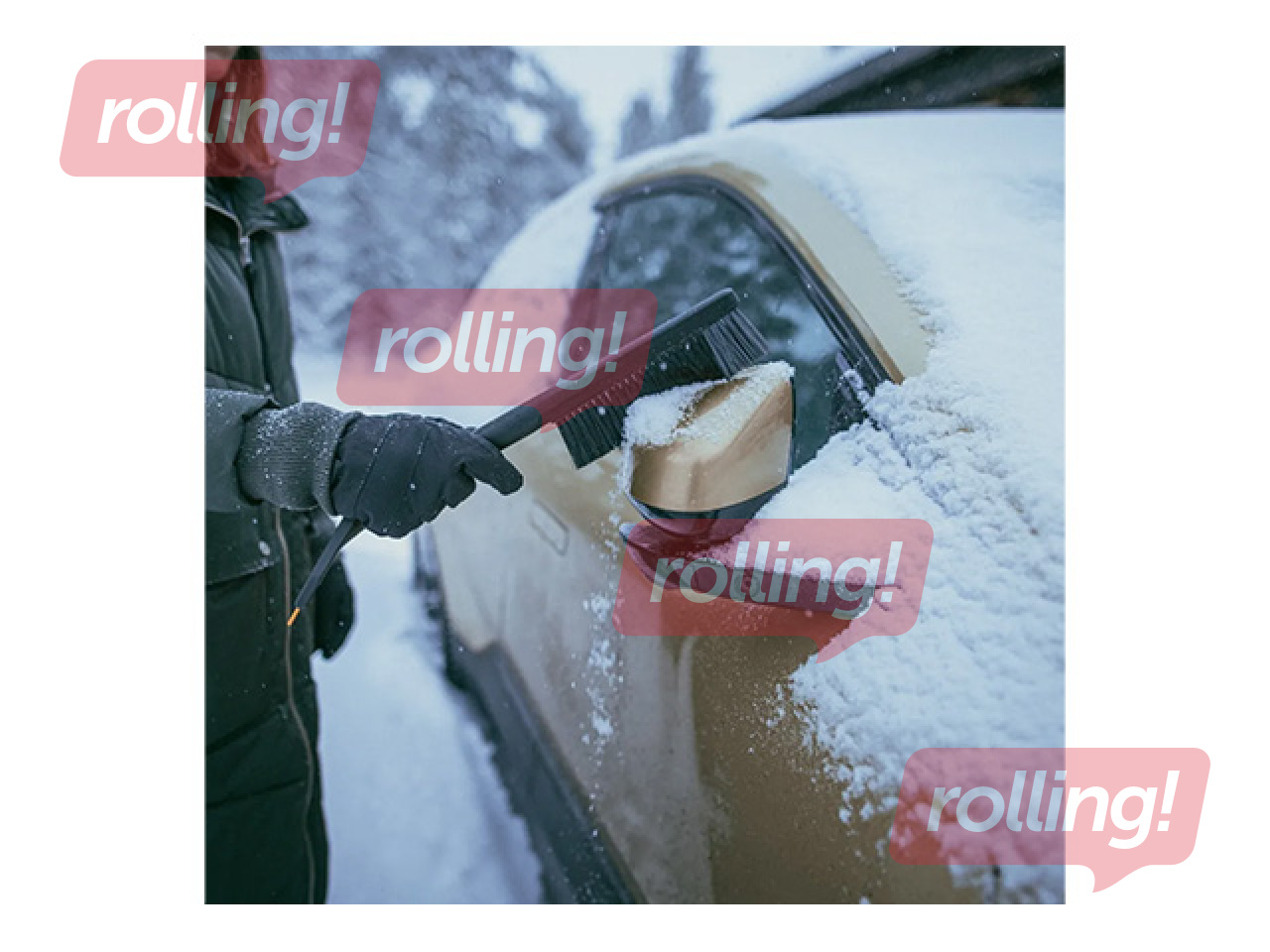 Sniega birste ar skrāpi Fiskars, Solid, 46.8cm