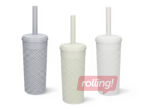 Toilet brush Diamond, plastic, assorted colors