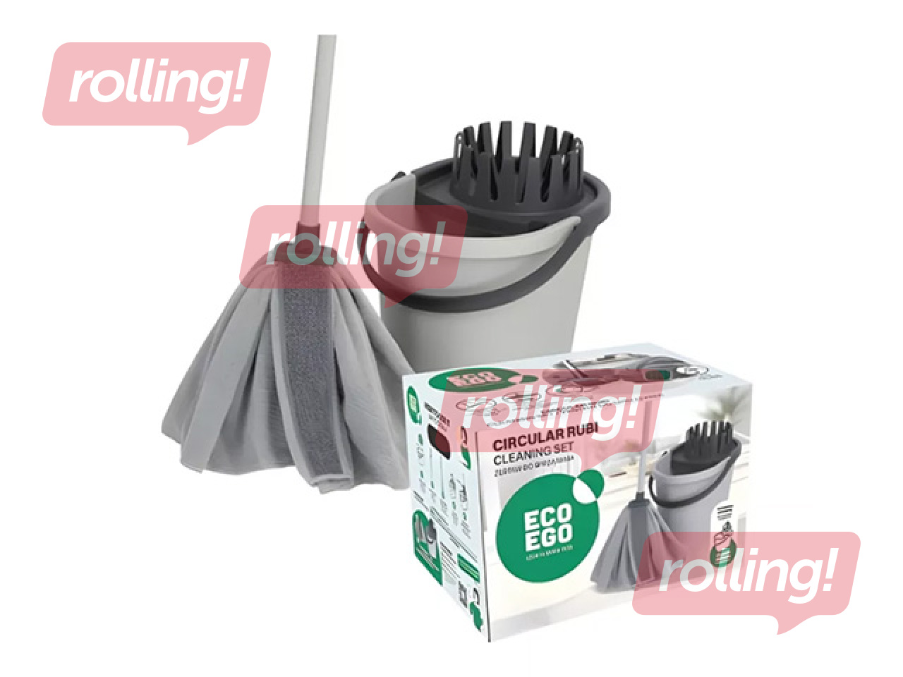 Grīdas uzkopšanas komplekts York Eco Ego, Rubi Circular
