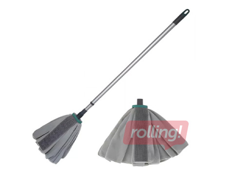 Mop York Eco Ego, Rubi Circular, microfiber, with telescopic handle, 130cm