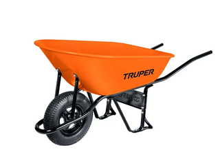 Garden wheelbarrow Truper, load capacity 580kg, 118l