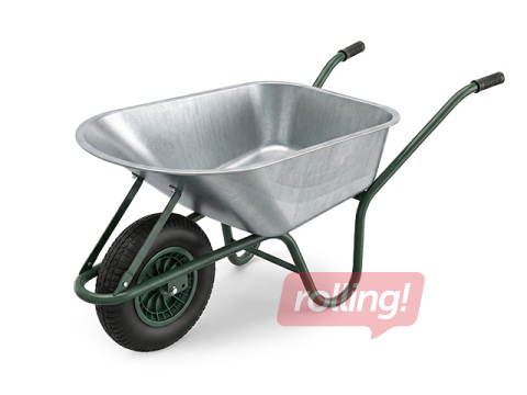 Garden wheelbarrow, load capacity 80kg, 120l
