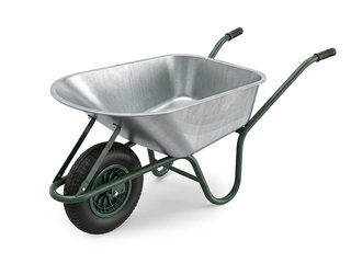Garden wheelbarrow, load capacity 80kg, 120l