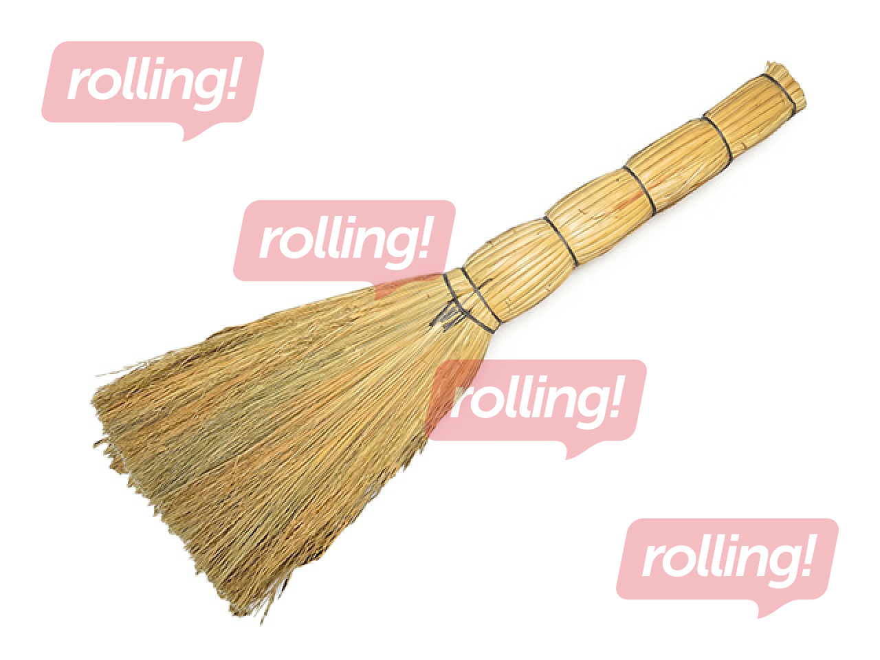 Outdoor broom Sorgo, straw