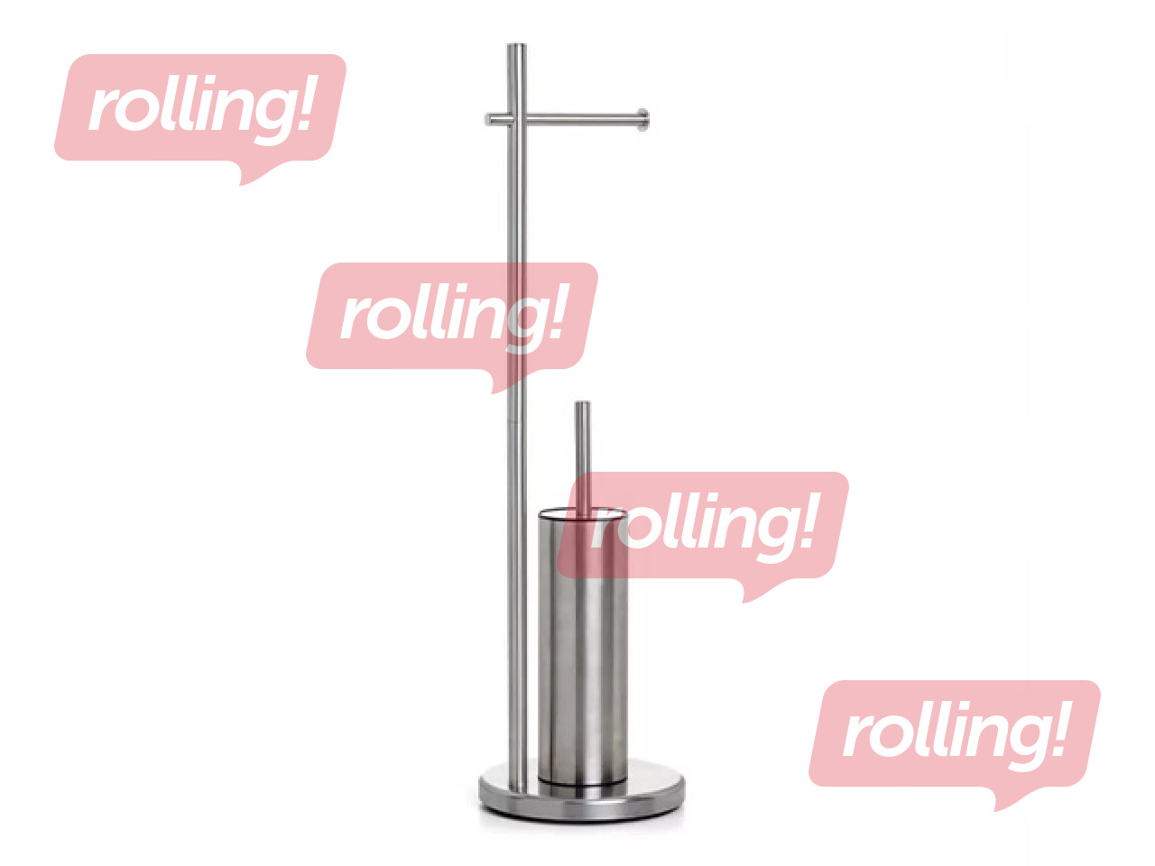 Стойка для туалетных принадлежностей Tatay Satin, из нержавеющей стали