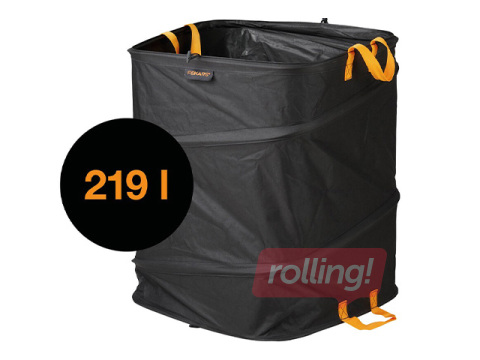 Aiakott Fiskars Ergo, kokkupandav, must, 219l