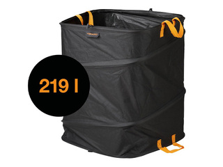 Garden bag Fiskars Ergo, foldable, black, 219l