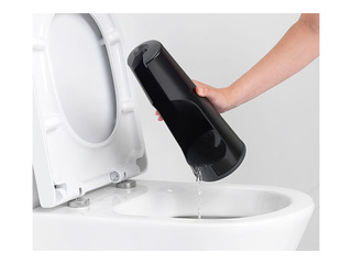 Toilet brush Brabantia with holder, black with black bristles