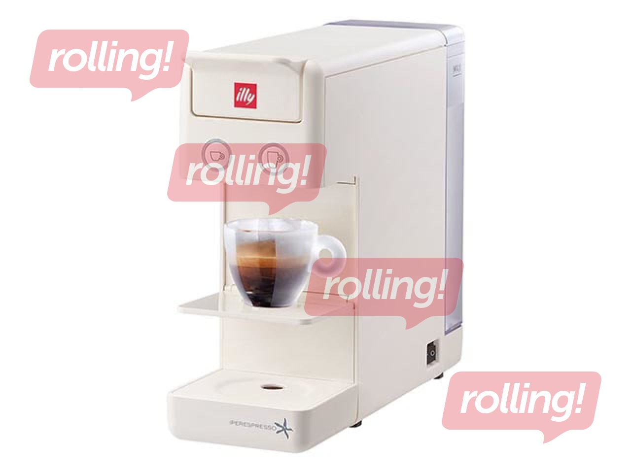 Capsule coffee machine Illy Y3.3, white 