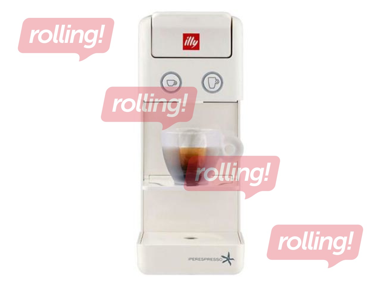 Capsule coffee machine Illy Y3.3, white 