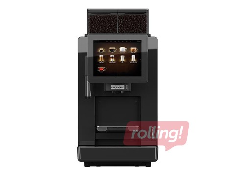 Kohvimasin Franke A300 MS EC veevõrgu ühendusega ja pulbrimahutiga, must