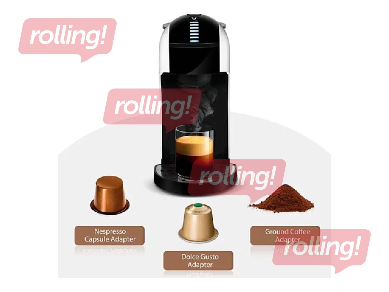 Capsule coffee machine Ufesa Bellagio, white