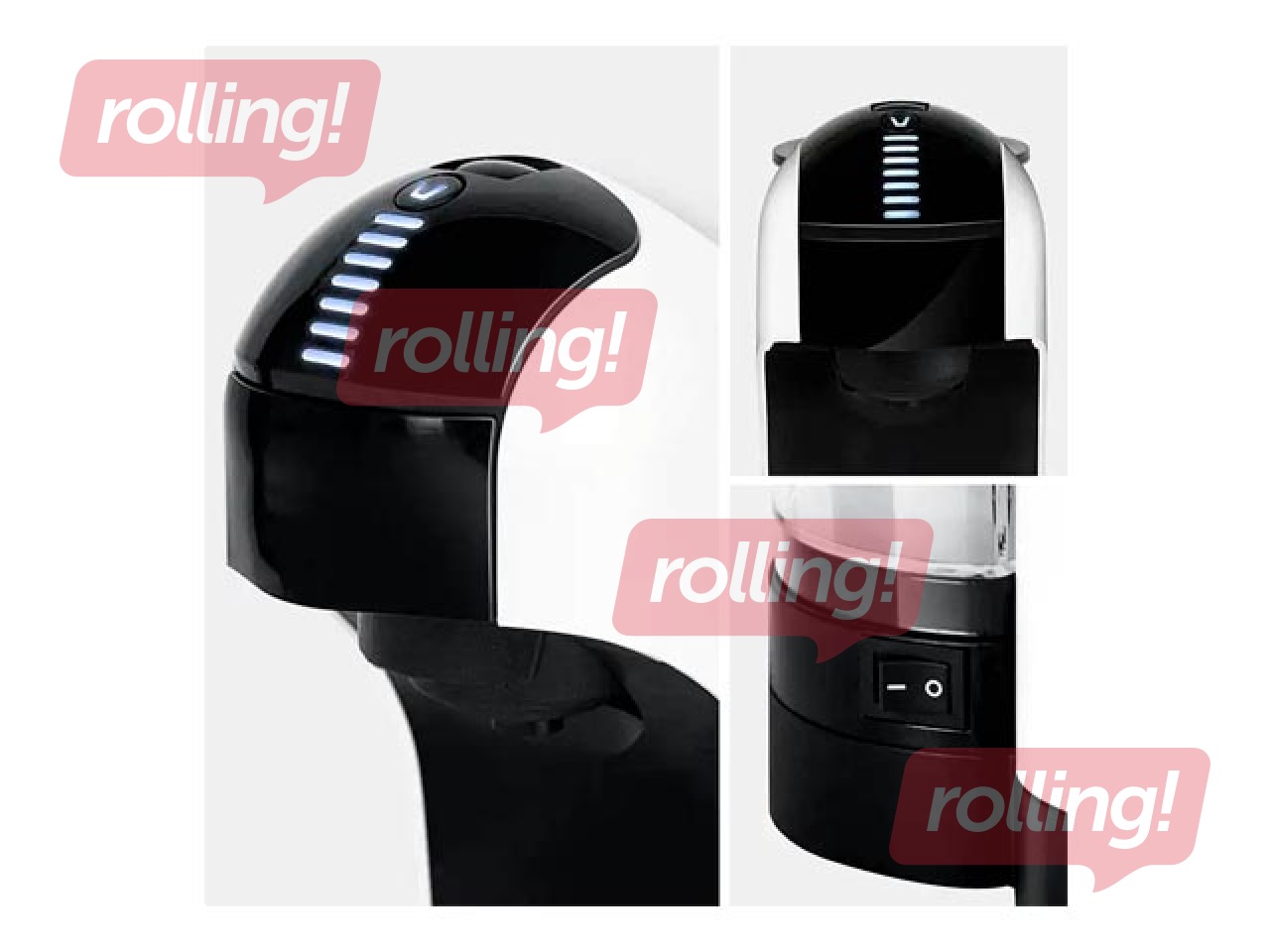 Kapsulu kafijas automāts Ufesa Bellagio, balts