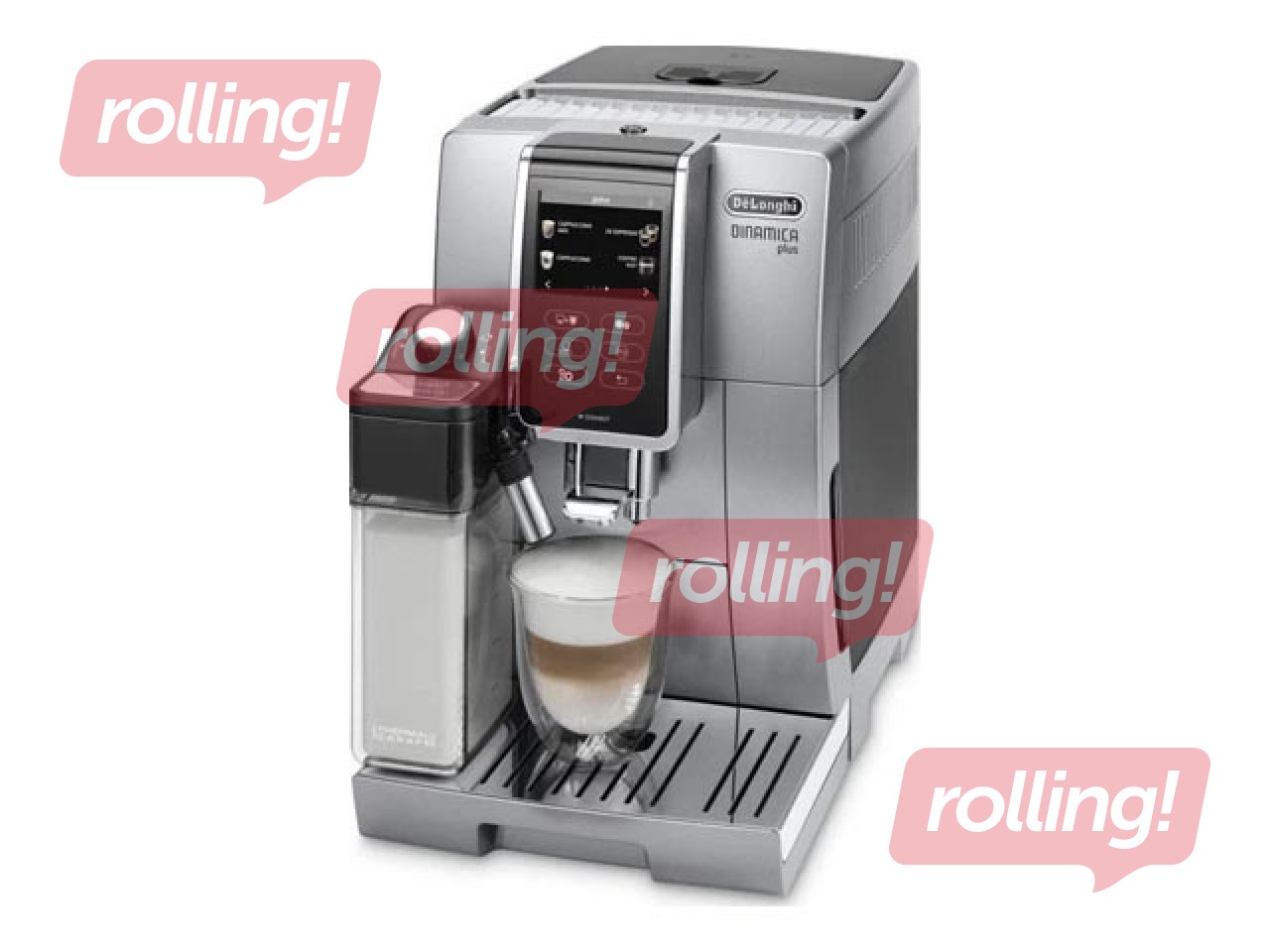 Kafijas automāts DeLonghi Dinamica Plus ECAM370.95.S, sudraba