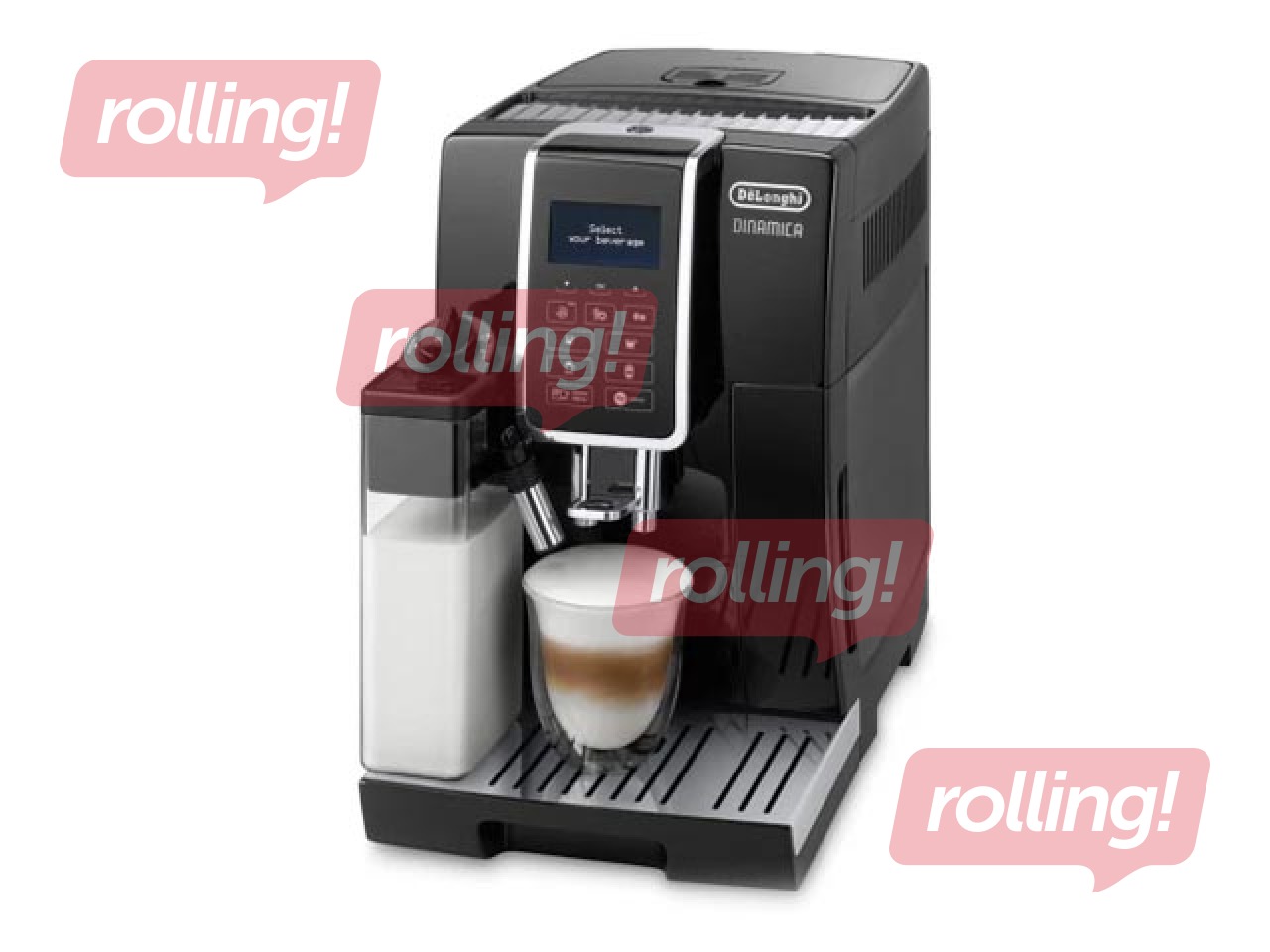 Coffee machine DeLonghi Dinamica ECAM350.55.B, black