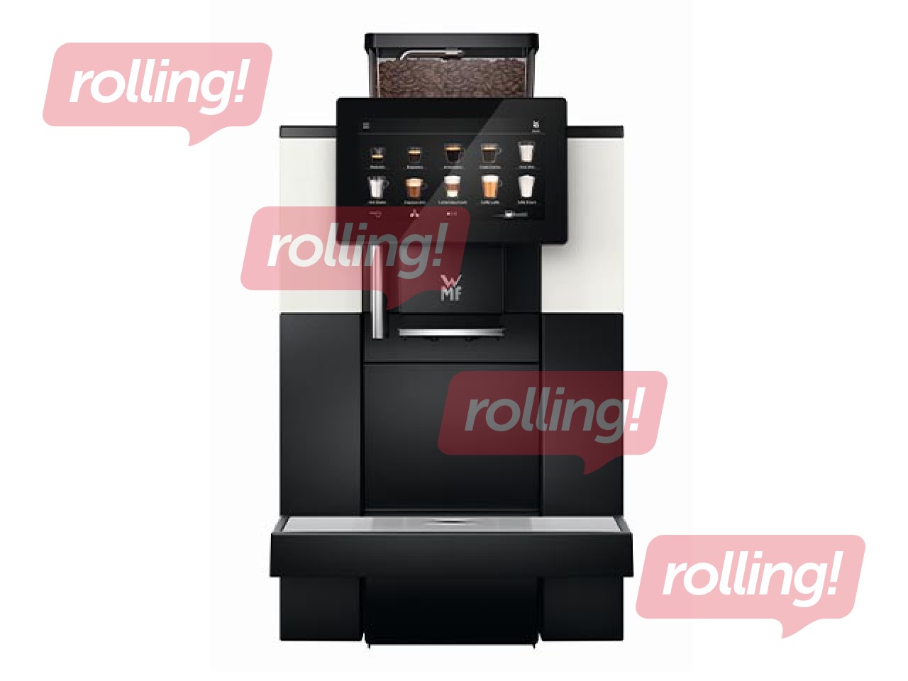 Coffee machine WMF 950 S, black with white elements