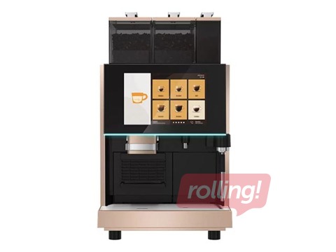 Профессиональная кофемашина Coffee X685, розовое золото 