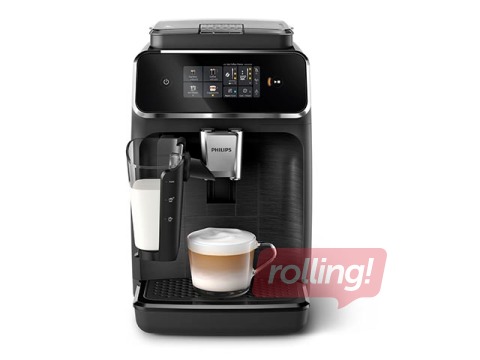 Coffee machine Philips 2300 series, Espresso LatteGo, black