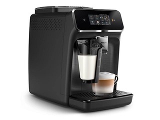 Kohvimasin Philips 2300 seeria, Espresso LatteGo, must