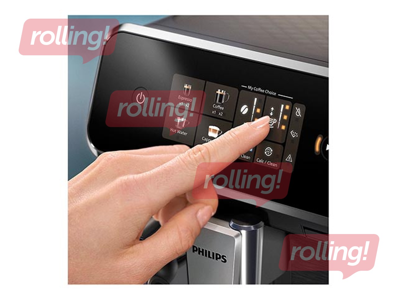 Kohvimasin Philips 2300 seeria, Espresso LatteGo, must