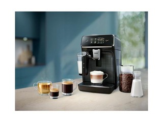 Kohvimasin Philips 2300 seeria, Espresso LatteGo, must