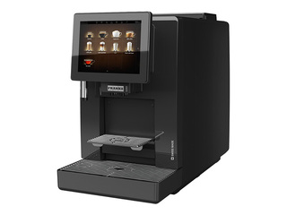 Coffee machine Franke A300 MS EC, with water connection and 2 powder containers, black