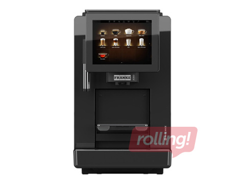 Coffee machine Franke A300 MS EC, with water connection and 2 powder containers, black
