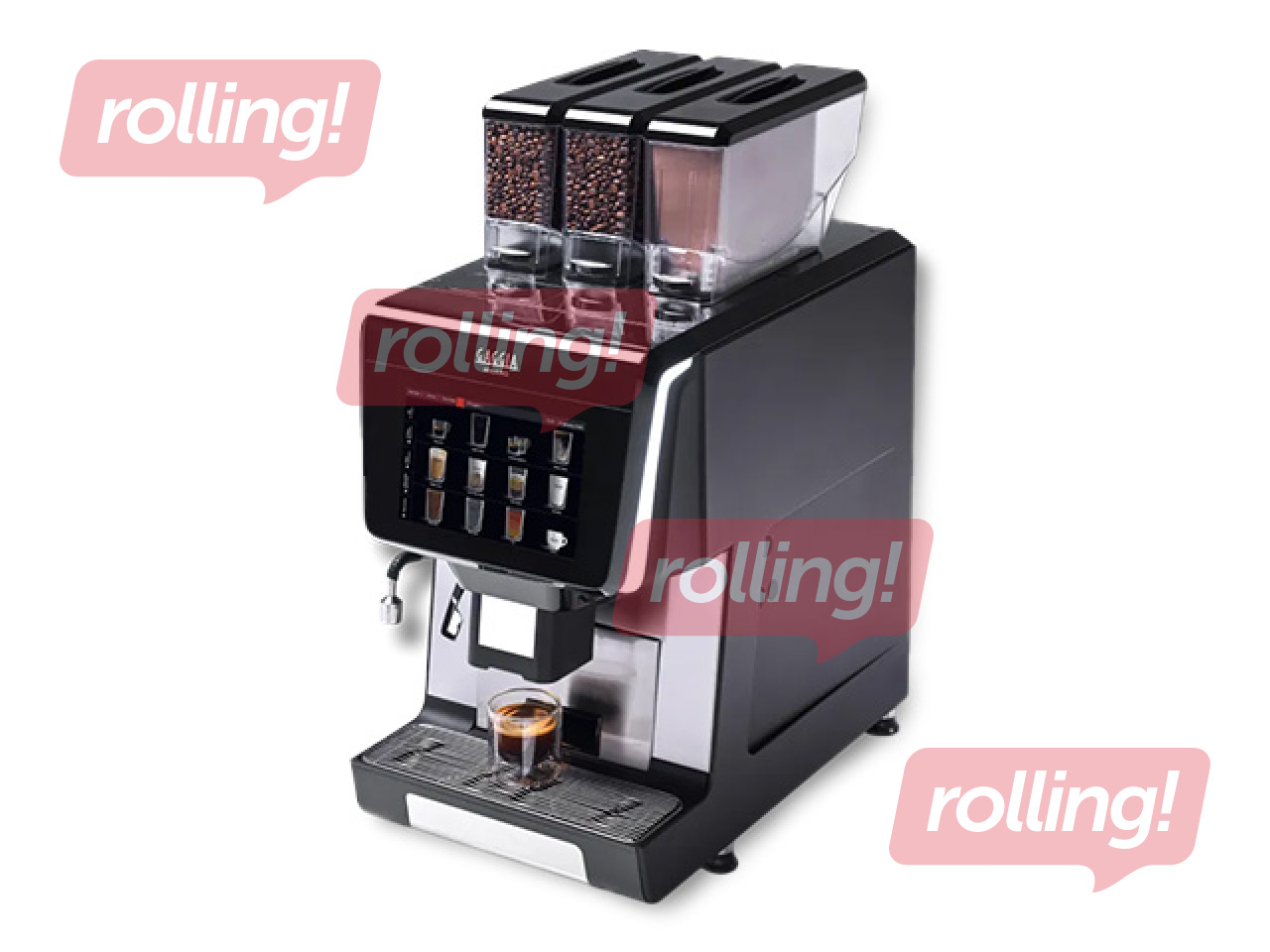 Kohvimasin Gaggia G700, must hõbedaste detailidega