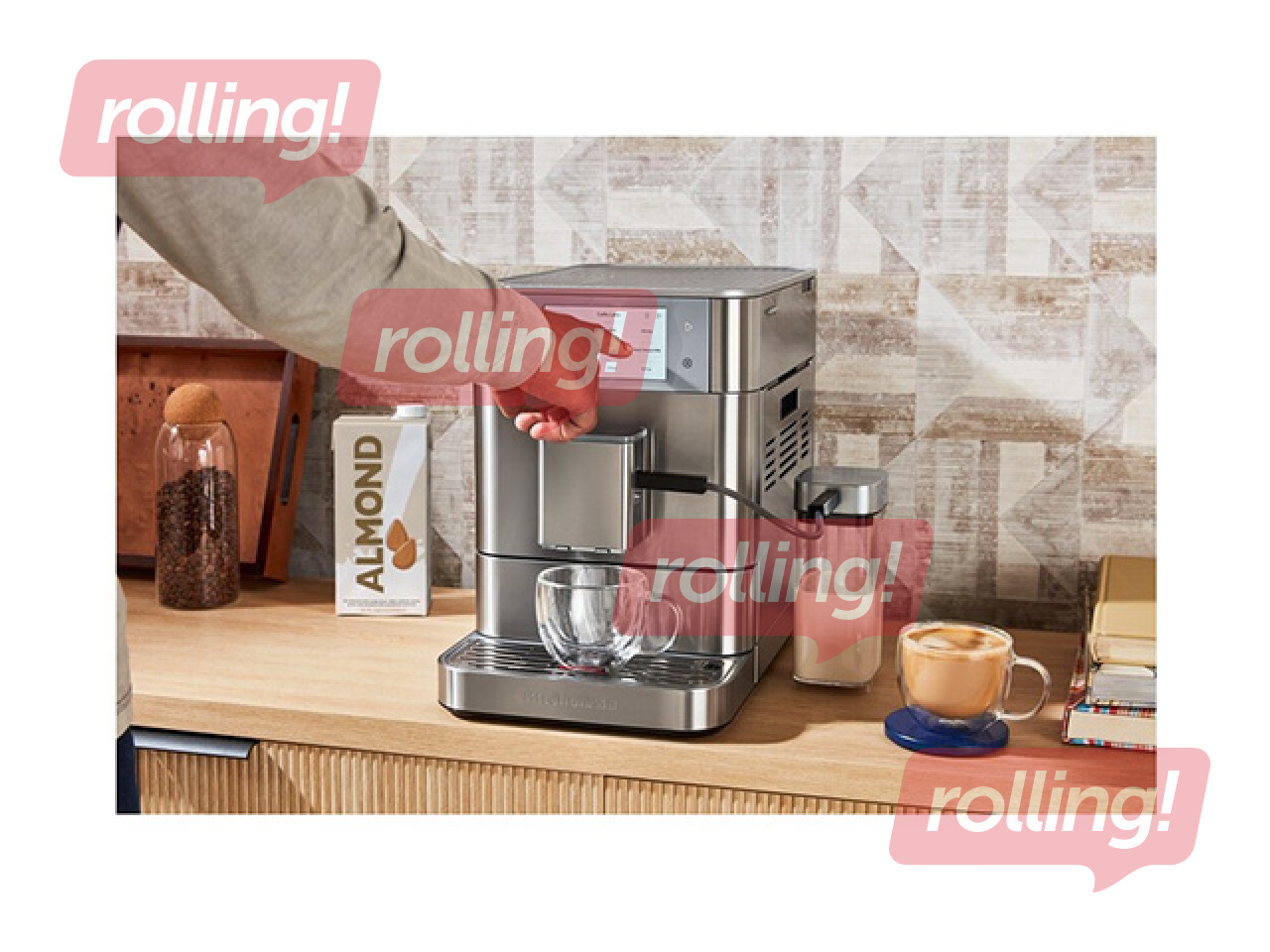 Kohvimasin KitchenAid KF8, roostevabast terasest
