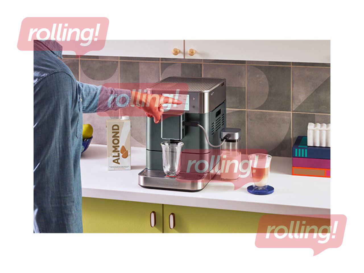 Kohvimasin KitchenAid KF8, khaki