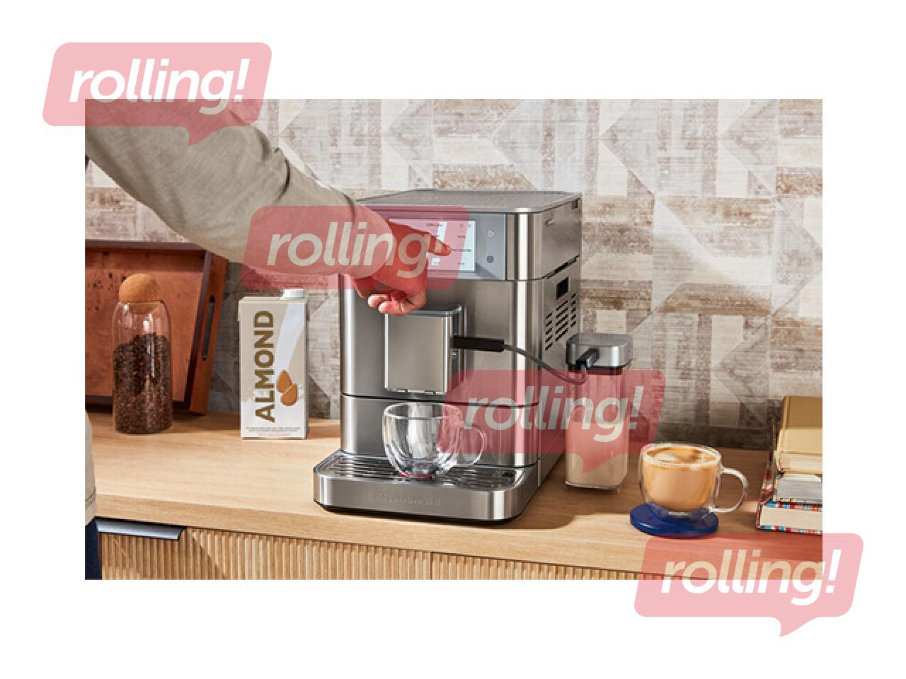 Kohvimasin KitchenAid KF6, roostevaba teras