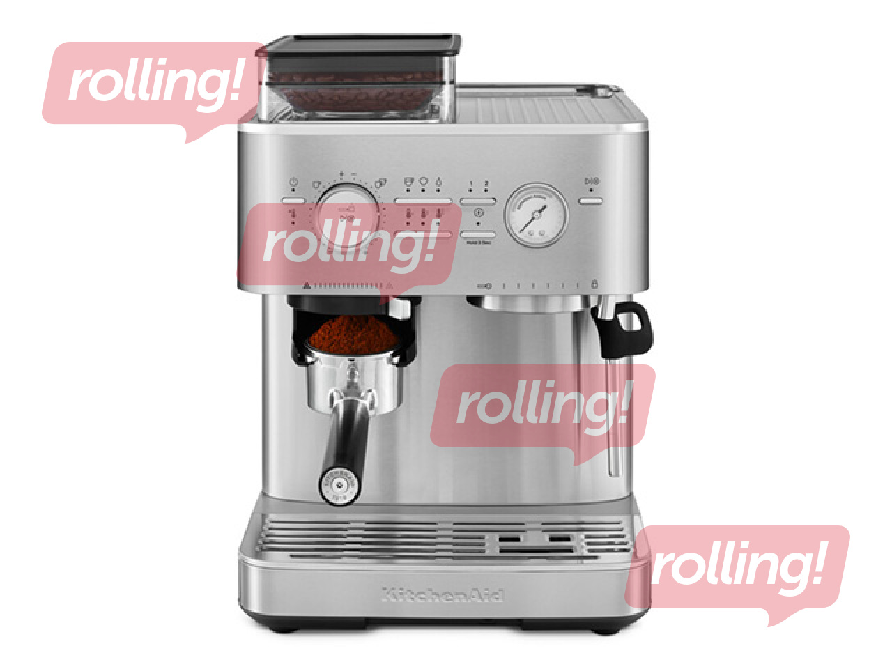 Кофемашина KitchenAid с кофемолкой, нержавеющая сталь