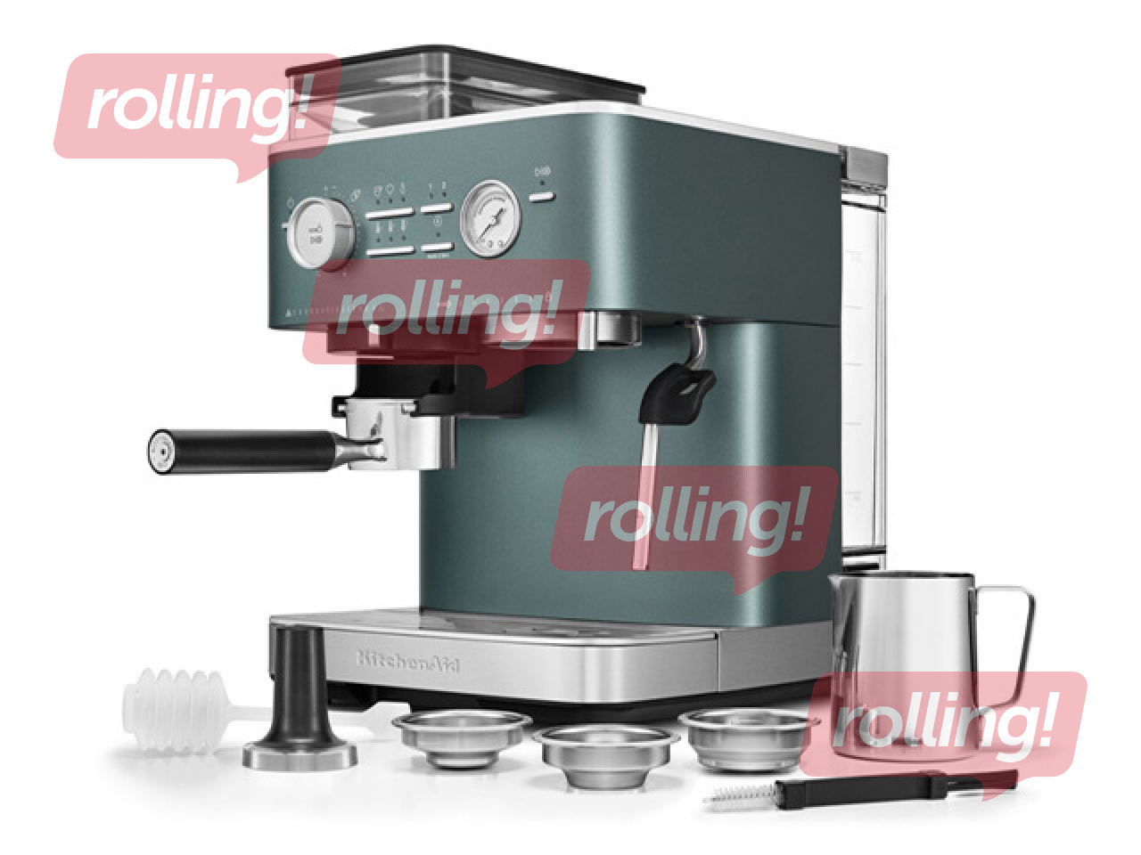 Кофемашина KitchenAid с кофемолкой, хаки